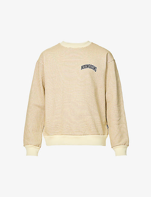 NOON GOONS: Dizzy striped cotton-jersey sweatshirt
