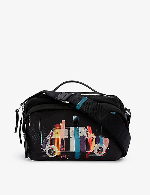 PAUL SMITH: Graphic-print mini recycled-polyester camera bag