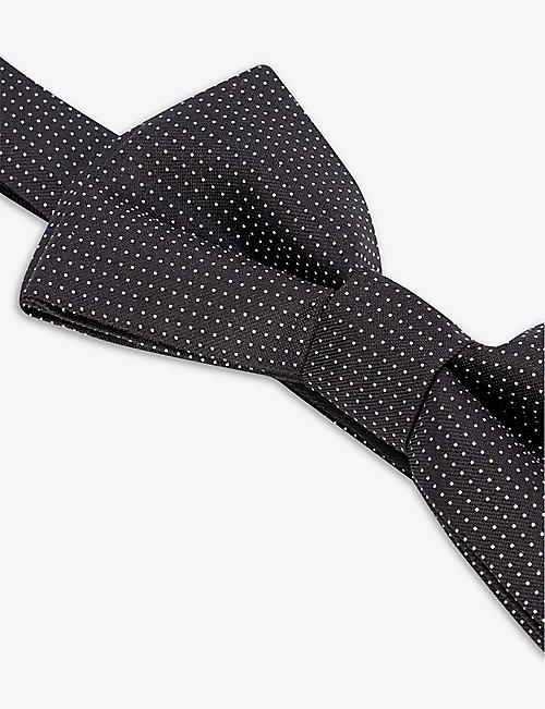 Frederick Thomas Ties Lilac With Grey Pin Spots Tie in Purple for Men Mens Accessories Ties 