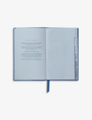 SMYTHSON: Mummy to Be grained leather notebook 14cm x 9cm