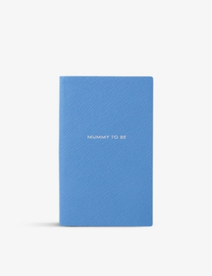 SMYTHSON: Mummy to Be grained leather notebook 14cm x 9cm