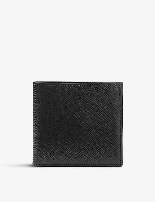 SMYTHSON: Panama grained leather wallet