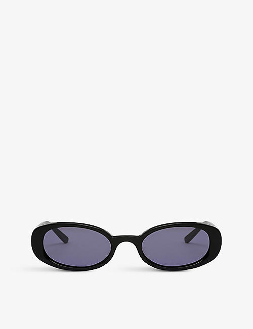 HOT FUTURES: Good Vibrations oval-frame acetate sunglasses