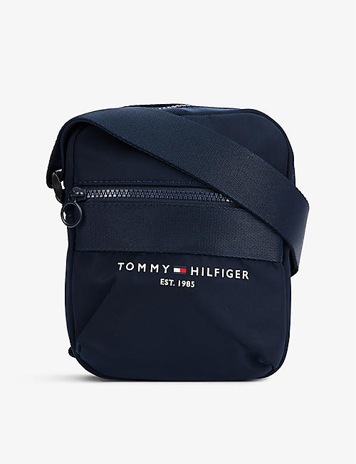 TOMMY HILFIGER: Established Reporter mini recycled-polyester blend cross-body bag