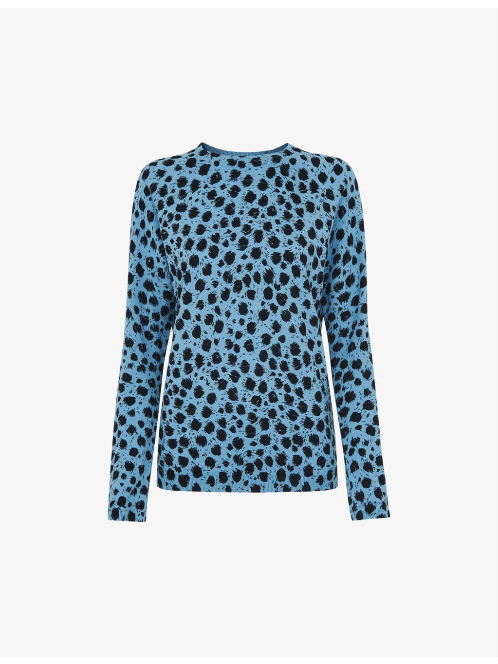 WHISTLES - Dalmatian spotted cotton-knit jumper