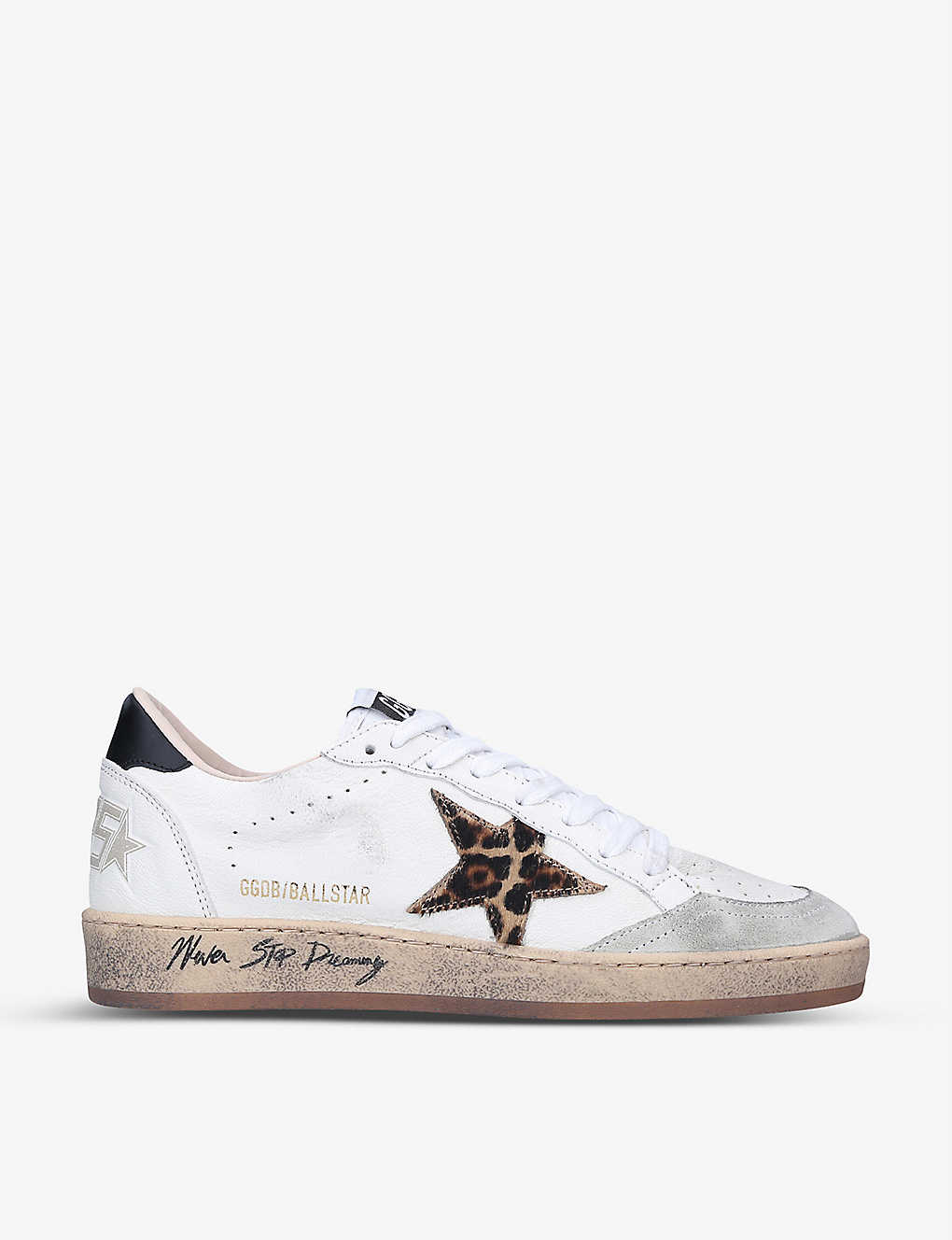 Golden Goose Ball Star 10920 Low-top Leather Trainers In White