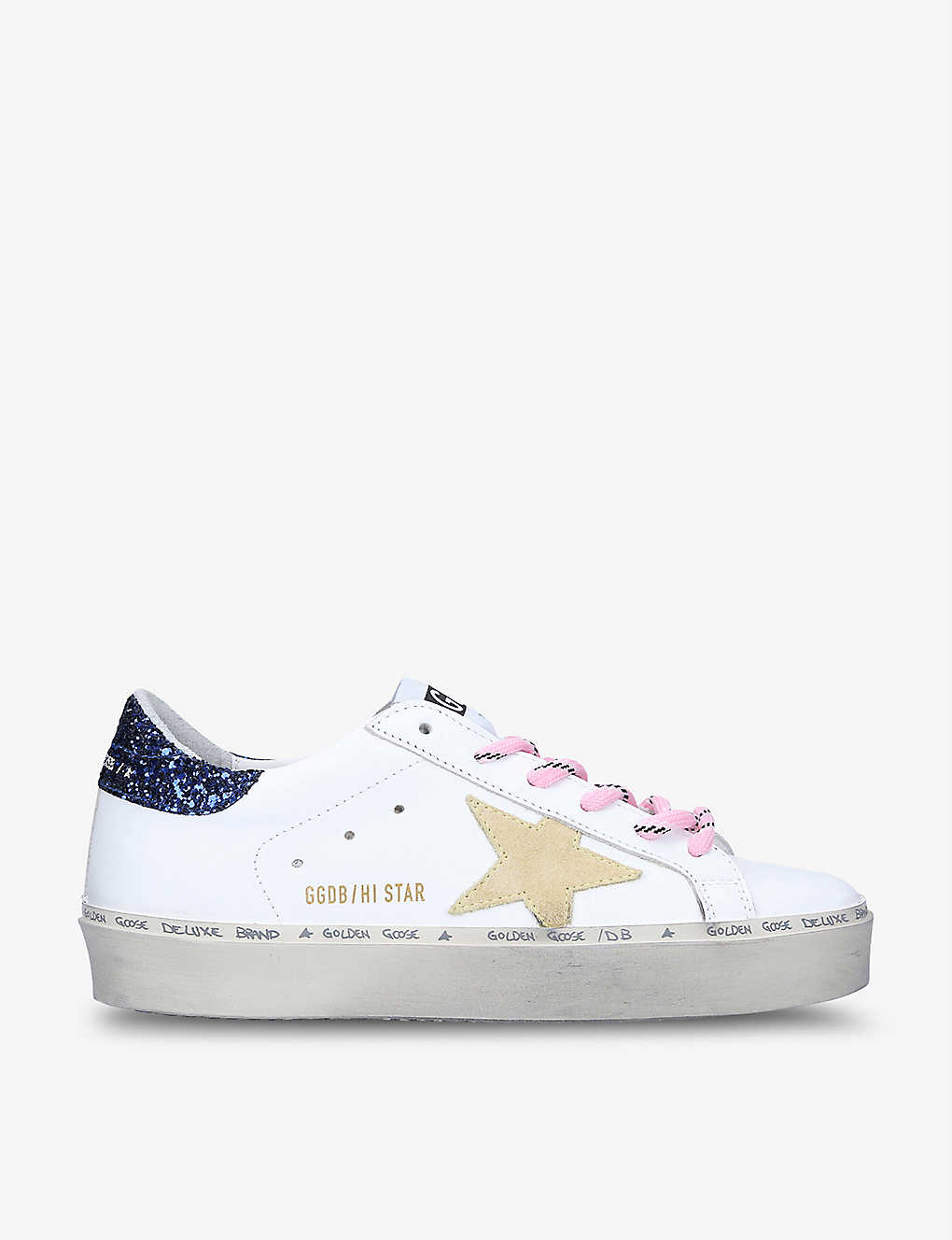 GOLDEN GOOSE Women’s Hi Star 10671 leather low-top trainers