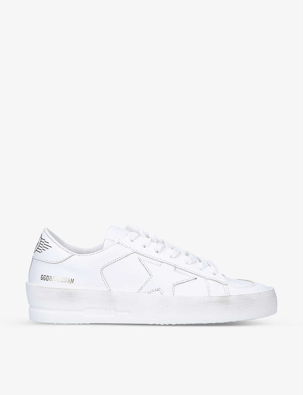 Golden Goose Womens White Women's Stardan 10100 Low-top Leather Trainers