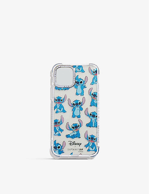 SKINNY DIP: Disney x Skinnydip Stitch graphic-print silicone iPhone 12 Pro Max case