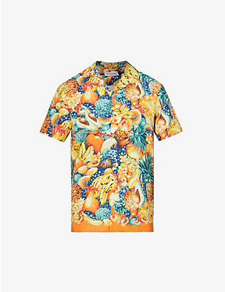 ORLEBAR BROWN：Travis 热带风情印花常规版型梭织衬衫