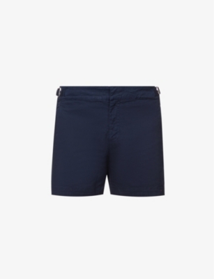 Orlebar Brown Bulldog Regular-fit Stretch-cotton Shorts In Navy