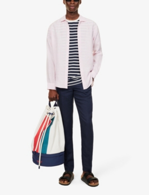 ORLEBAR BROWN: Griffon Slim-Fit Straight-Leg Linen Trousers
