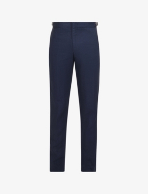 ORLEBAR BROWN: Griffon Slim-Fit Straight-Leg Linen Trousers