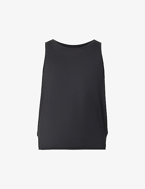 VARLEY: Buckley Active loose-fit stretch-jersey tank top