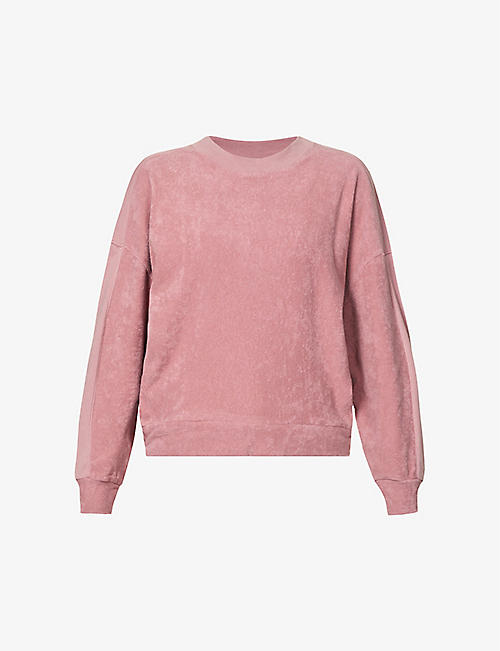 VARLEY: Lyle relaxed-fit cotton-towelling sweatshirt