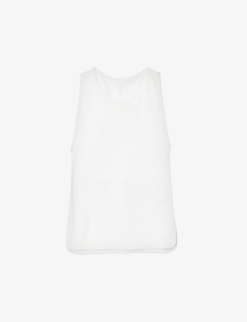 VARLEY: Racerback cut out stretch-woven vest