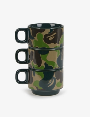 ABC CAMO STACKING MUGS