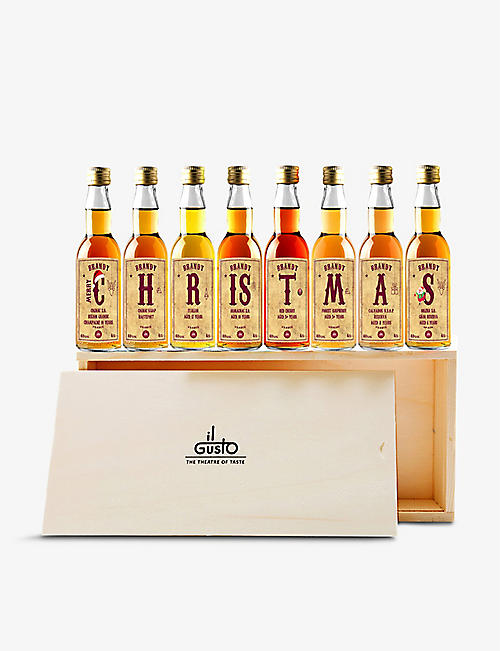 IL GUSTO: Christmas Brandy Tasting gift set 8x40ml