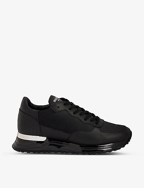 MALLET: Popham leather and suede trainers