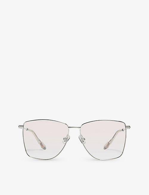 GENTLE MONSTER: Sid 02(PG) square-frame metal sunglasses