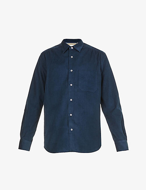 PAUL SMITH: Corduroy long-sleeve regular-fit cotton shirt