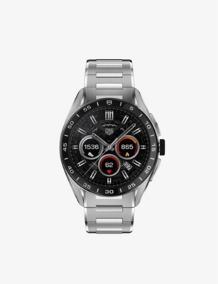 TAG HEUER: SBR8A10.BA0616 TAG Heuer Connected stainless-steel fitness watch