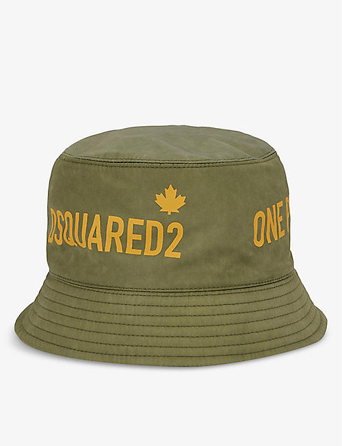 DSQUARED2: Logo-print recycled-nylon bucket hat