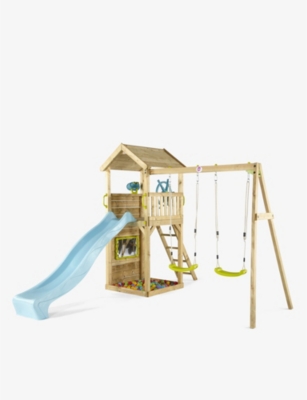 PLUM: Lookout Tower wooden play centre with swings 2.4m