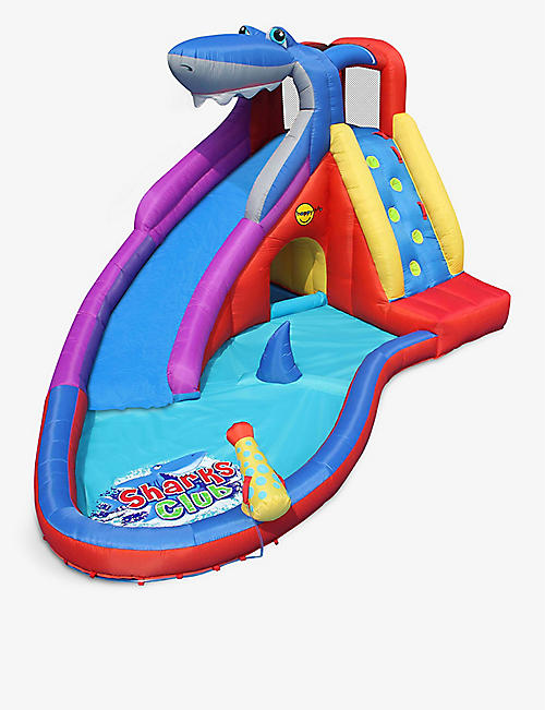 PLUM: Happy Hop Sharks Club inflatable water slide