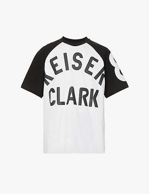 KEISER CLARK: 8 Ball graphic-print relaxed-fit cotton-jersey T-shirt