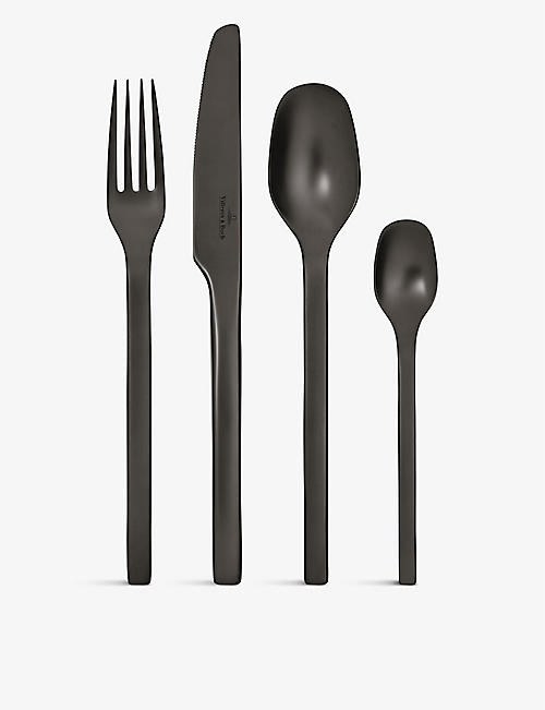 VILLEROY & BOCH: Manufacture Rock 16-piece stainless-steel cutlery set