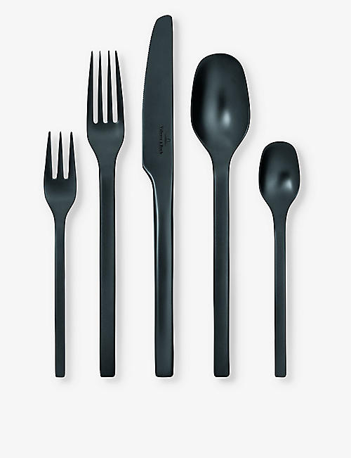 VILLEROY & BOCH: Manufacture Rock 20-piece stainless-steel cutlery set
