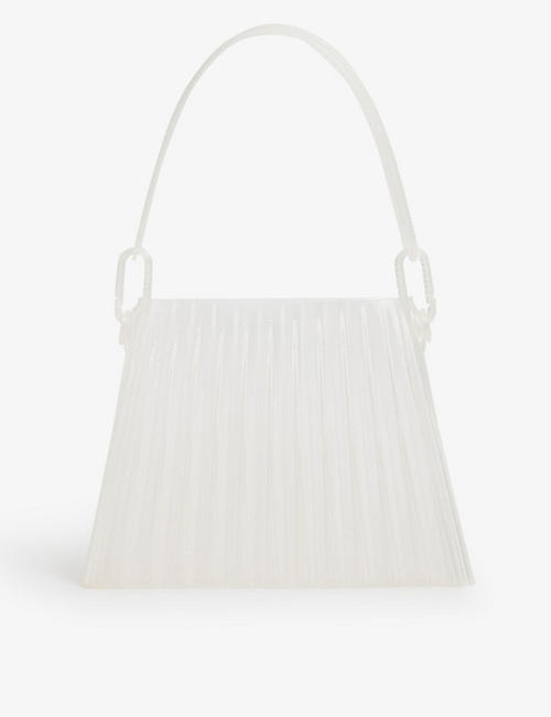 TOUCHLESS: Pleated Classic 3D-printed shoulder bag