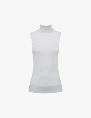 Reiss Edna Wool Sweater In Stone