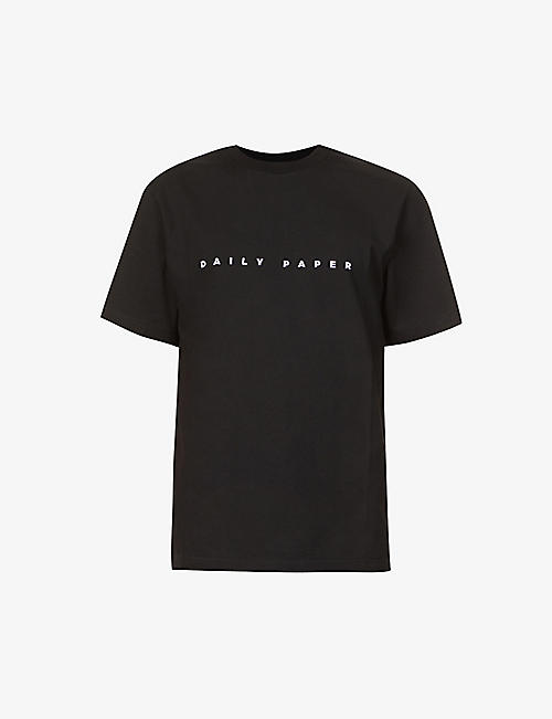 DAILY PAPER: Alias logo-embroidered cotton-jersey T-shirt