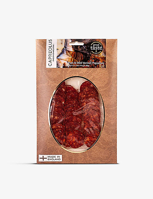 CAPREOLUS：猪肉和野生鹿肉肠 80 克