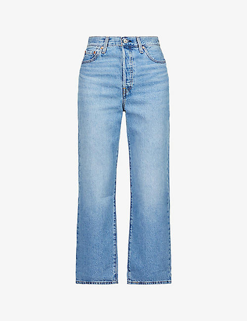 LEVIS: Ribcage wide-leg high-rise jeans
