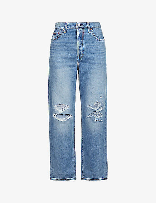 LEVIS: Ribcage wide-leg high-rise jeans