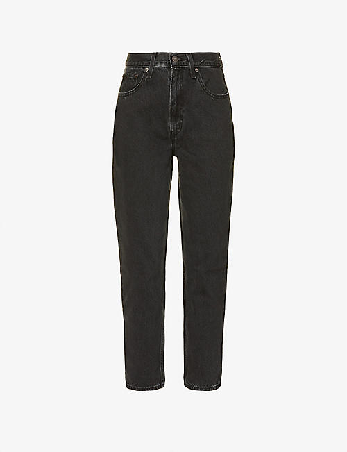 LEVIS: 80s Mom tapered-leg high-rise jeans