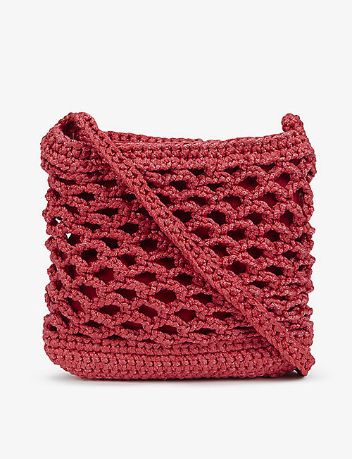 SITUATIONIST: Hand-knit cross-body bag