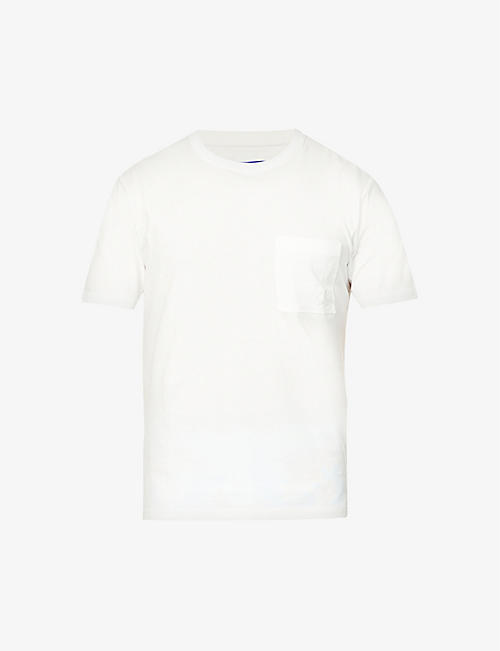 VILEBREQUIN: Pocket-embroidered relaxed-fit organic cotton-jersey T-shirt