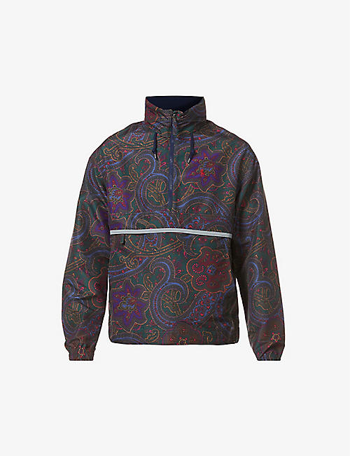 POLO RALPH LAUREN: Traveler paisley-print regular-fit recycled-polyester jacket