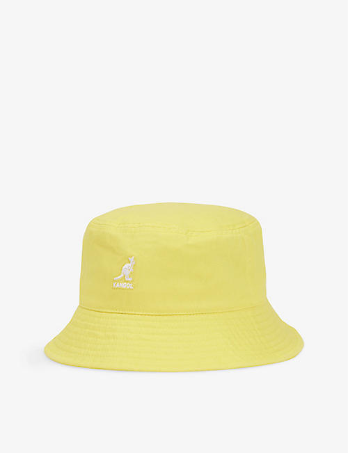KANGOL: Bermuda logo-embroidered cotton-twill bucket hat