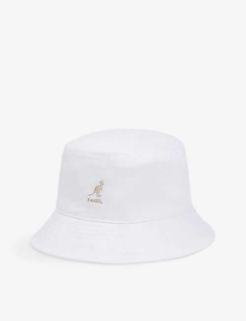 KANGOL：百慕大徽标刺绣斜纹棉渔夫帽