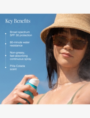 Shop Coola Suncare Classic Spf30 Sunscreen Spray In Blue