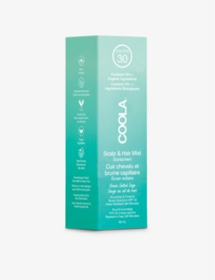 COOLA SUNCARE: Scalp & Hair SPF30 sunscreen mist 60ml