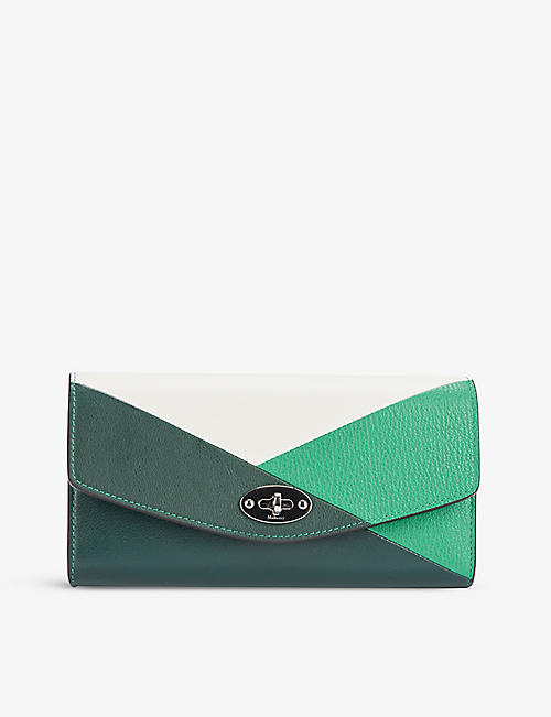 MULBERRY: Darley colour-block leather wallet