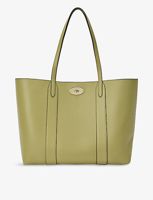 MULBERRY: Bayswater Small grained-leather tote bag