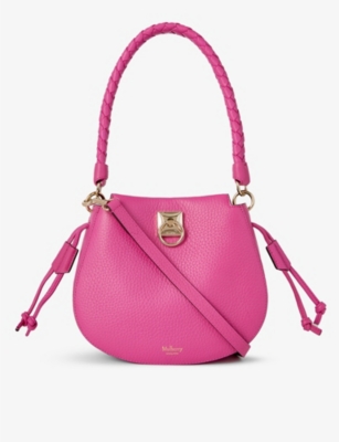 MULBERRY MULBERRY WOMEN'S MULBERRY PINK IRIS MINI LEATHER HOBO BAG,56570541