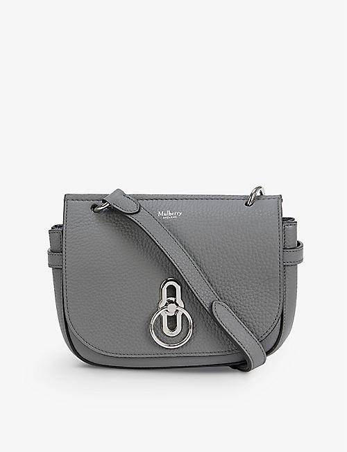 MULBERRY: Amberley Small grained-leather shoulder bag